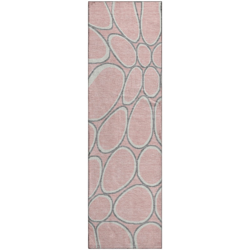 Premium Washable Super Soft Contemporary Bubble Mayfield Rug