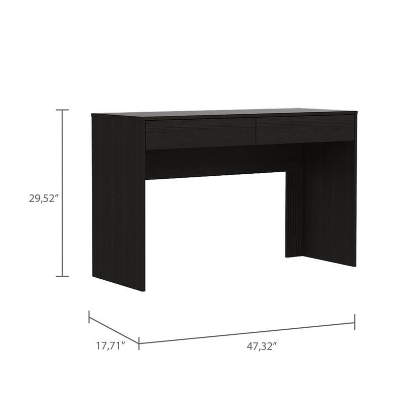 Acre 47-inch Wide Writing Computer Desk with 2 Drawers