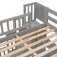 preview thumbnail 27 of 33, Full Size Loft Bed with Desk and Shelves