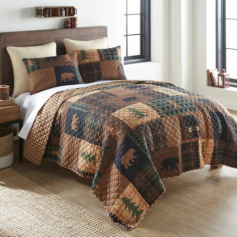 Donna Sharp Brown Bear Cabin Quilt Collection