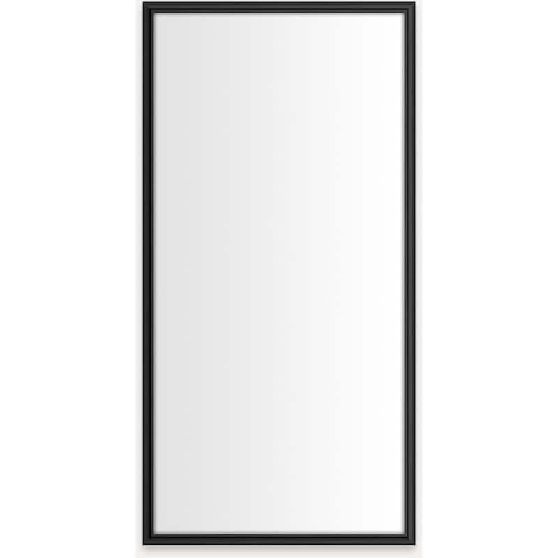 Robern D2C2040D4RMSC Main Line 19-1/4" x 39-3/8" Framed Single Door - Brushed Black - Anthracite Finish