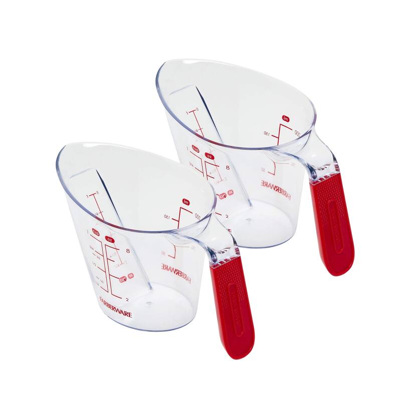Farberware Set of 2 Professional Angled Measuring Cups - 1-Cup (2 Pack)