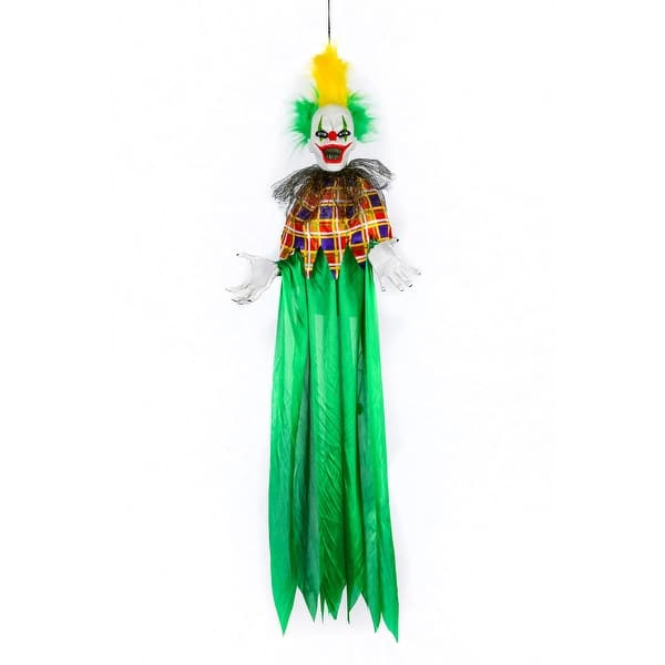 slide 2 of 2, National Tree Company Halloween Pre Lit Animated Scary Hanging Clown, 39 Inches