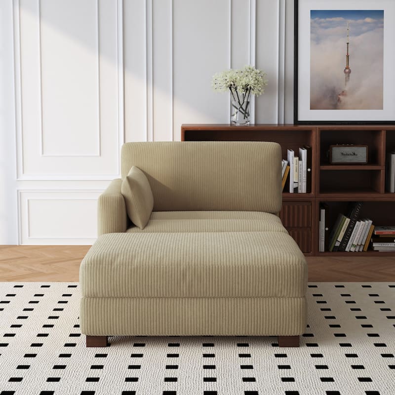 Modern Chaise Lounge Modular Sectional Sofa
