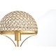 preview thumbnail 3 of 13, Gizella 10 Inch Glam Crystal Matte Gold Table Lamp 1-Light - N/A
