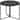 Black Carrera Foldable Round Trifold Table 35" Space-Saving Multi-Use