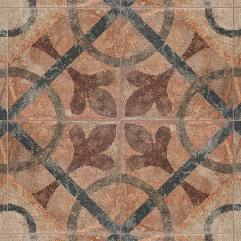Merola Tile Americana Cleveland 8-3/4" x 8-3/4" Porcelain Floor and Wall Tile