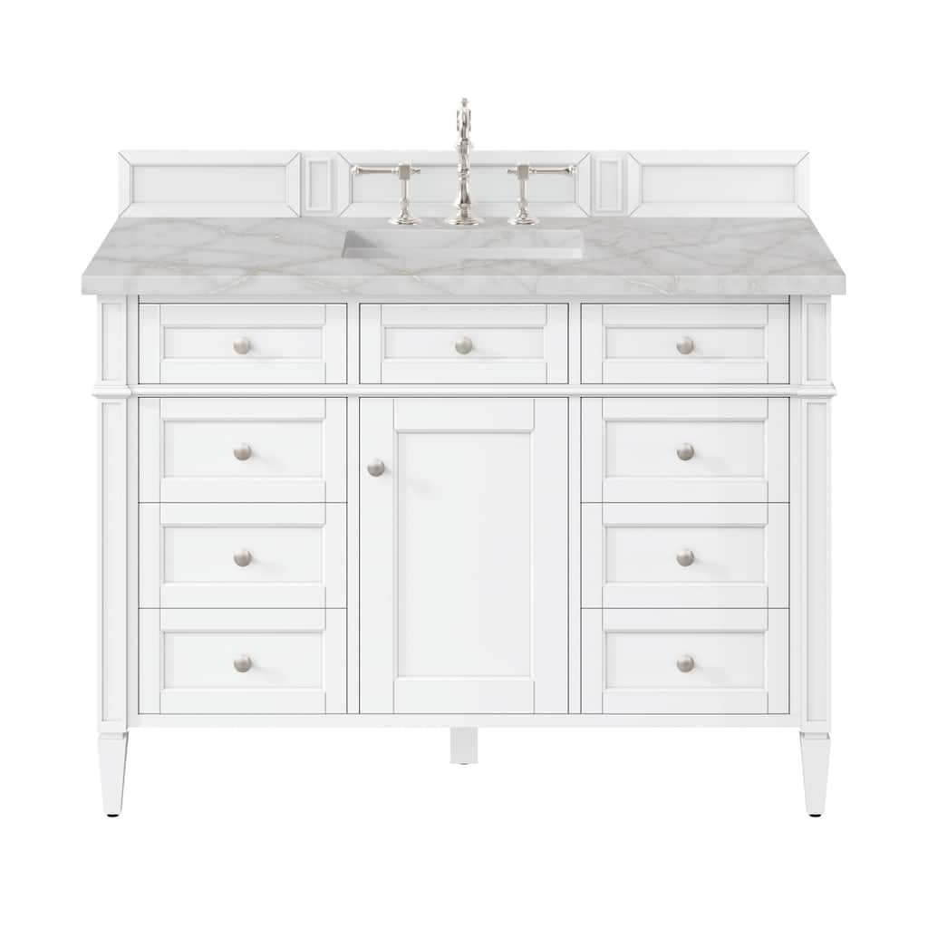 James Martin Vanities 655-V48-3VSL Brittany 48" Free Standing Single