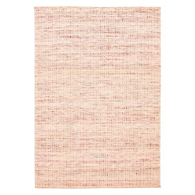 Nevada Cream, Red Kilim 5'3" x 7'7" - 5'3 x 7'7