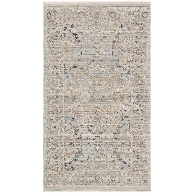 Nourison Nyle Indoor only Grey Geometric Area Rug