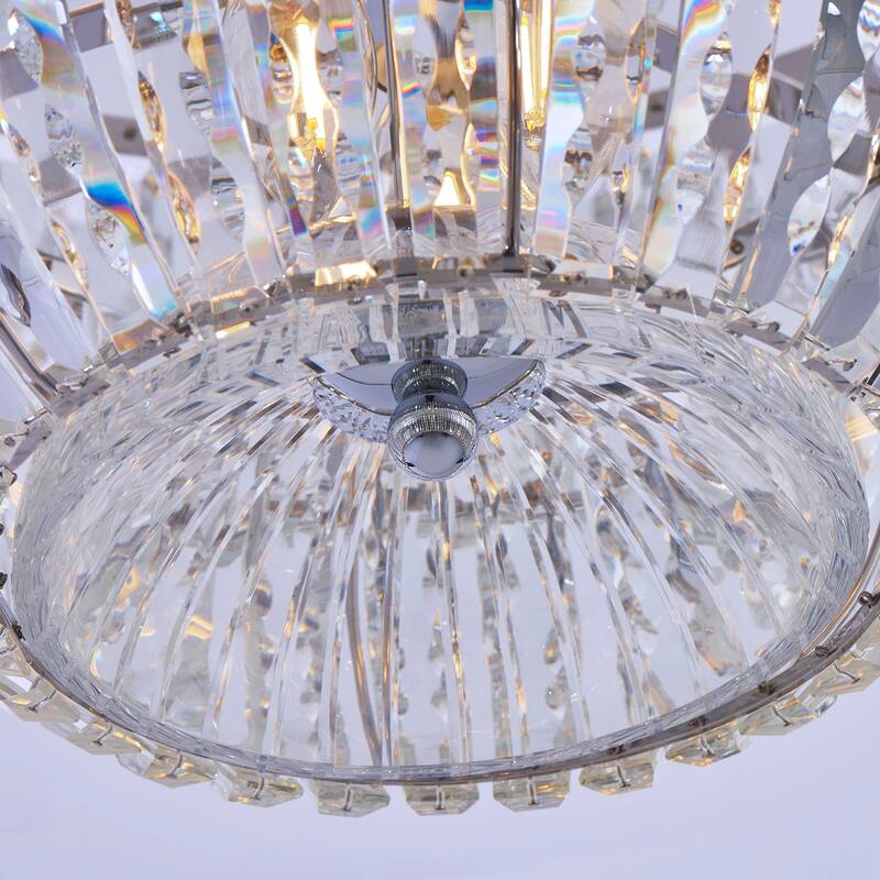 Allegri 040851-FR001 Fontana 9 Light 22" Wide Crystal Pendant
