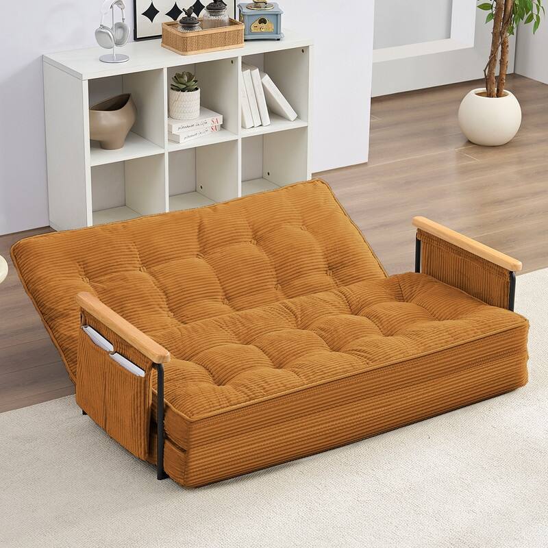 Mixoy Muti-Functional Folding Floor Sofa Bed,3-Seater,2-Seater,1-Seater Lazy Futon Sofa with 6 Position Adjustable Backrest