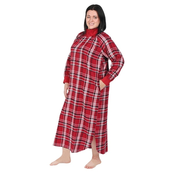 plaid night gown