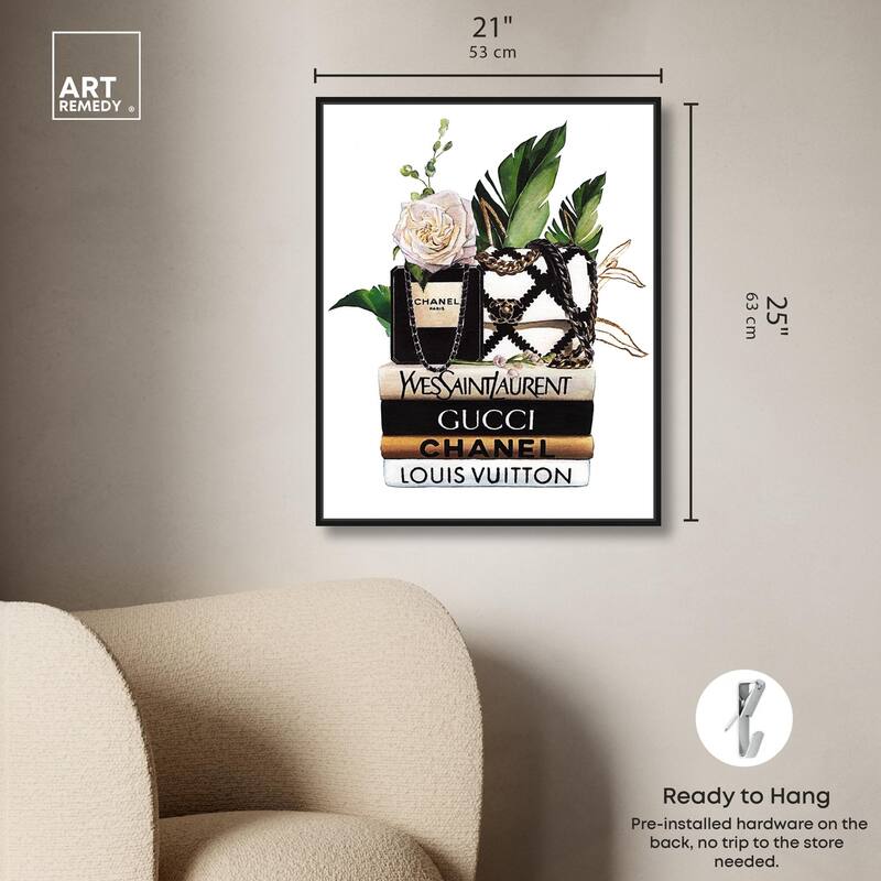 Luxury Stack Details Canvas by Art Remedy