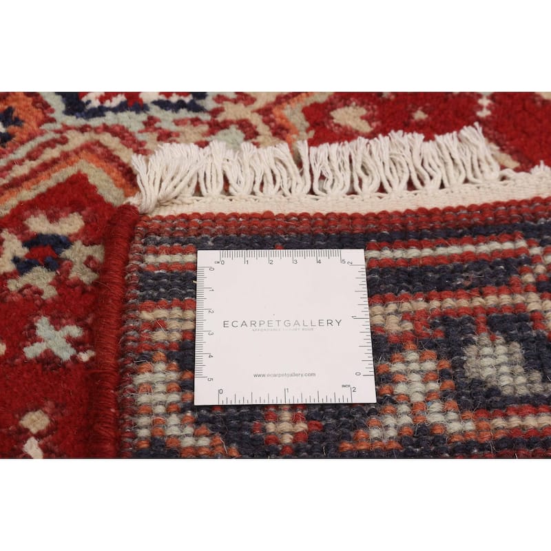 ECARPETGALLERY Hand-knotted Serapi Heritage Dark Red Wool Rug - 2'6 x 23'9