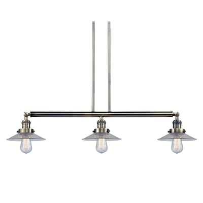 Innovations Lighting Halophane 3 Light 41" Wide Linear Chandelier