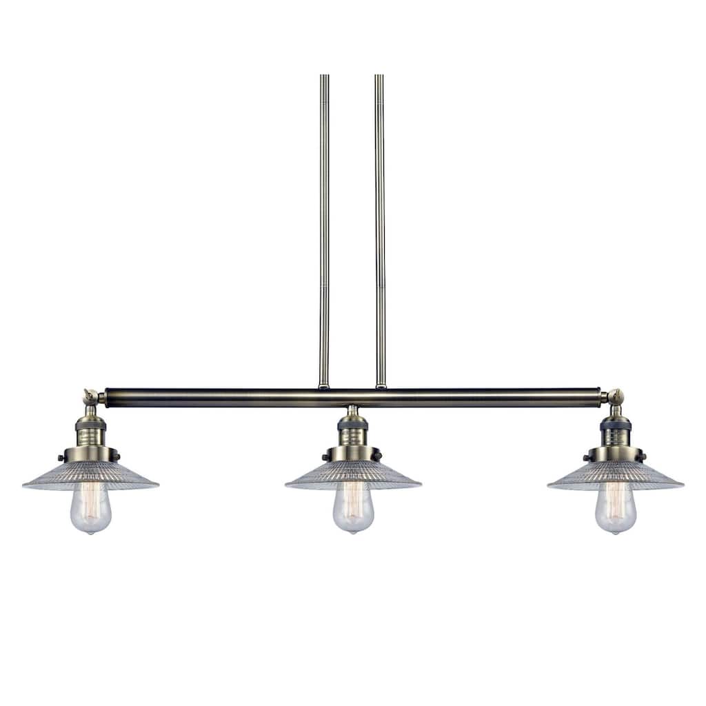 Innovations Lighting Halophane 3 Light 41" Wide Linear Chandelier