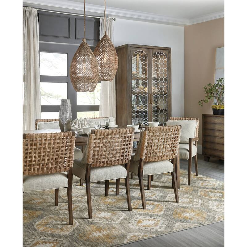 Hooker Furniture Sundance 76" Wide Coastal Casual Luxury Sideboard