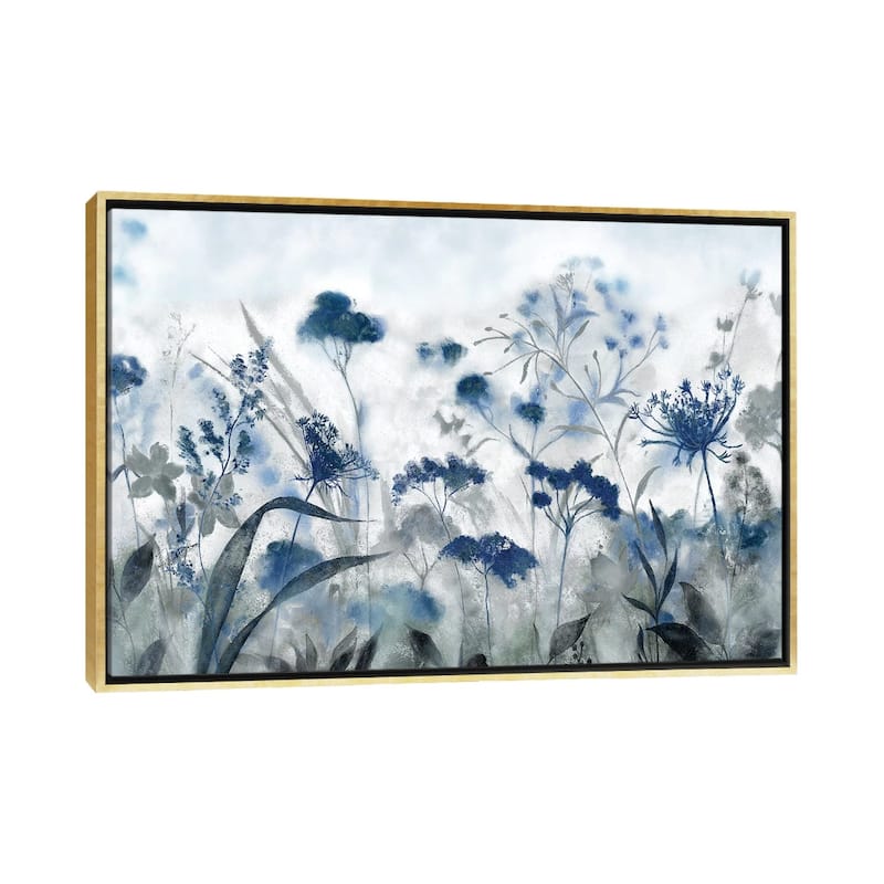 iCanvas "Inky Indigo" by Tava Studios Framed Canvas Print - Gold - 26x40