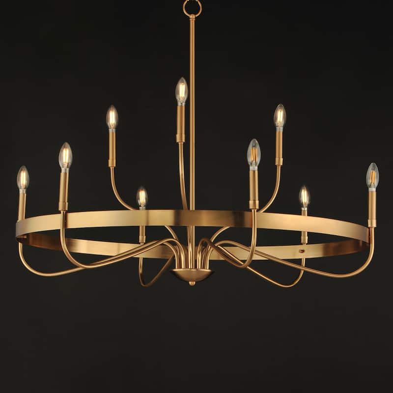 Maxim 14499 Frankie 9 Light 40" Wide Taper Candle Style Chandelier