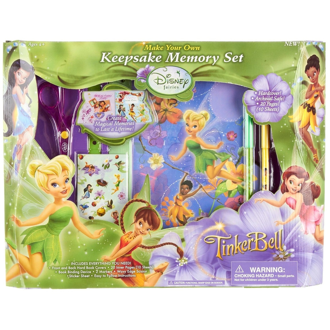 Shop Disney Fairies Keepsake Memory Set Purple 13 0 In X 2 0