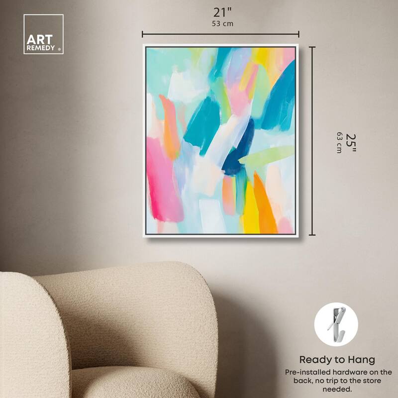 Whirlwind of Color I Canvas by Art Remedy