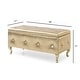 preview thumbnail 54 of 53, Upholstered Tufted Storage Bench