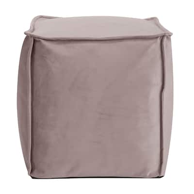 Allan Andrews Square Pouf Bella Ash