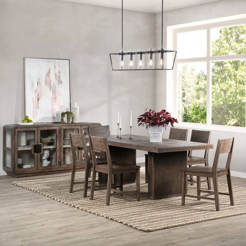 Classic Home Ollie 82" Dining Table - Brown