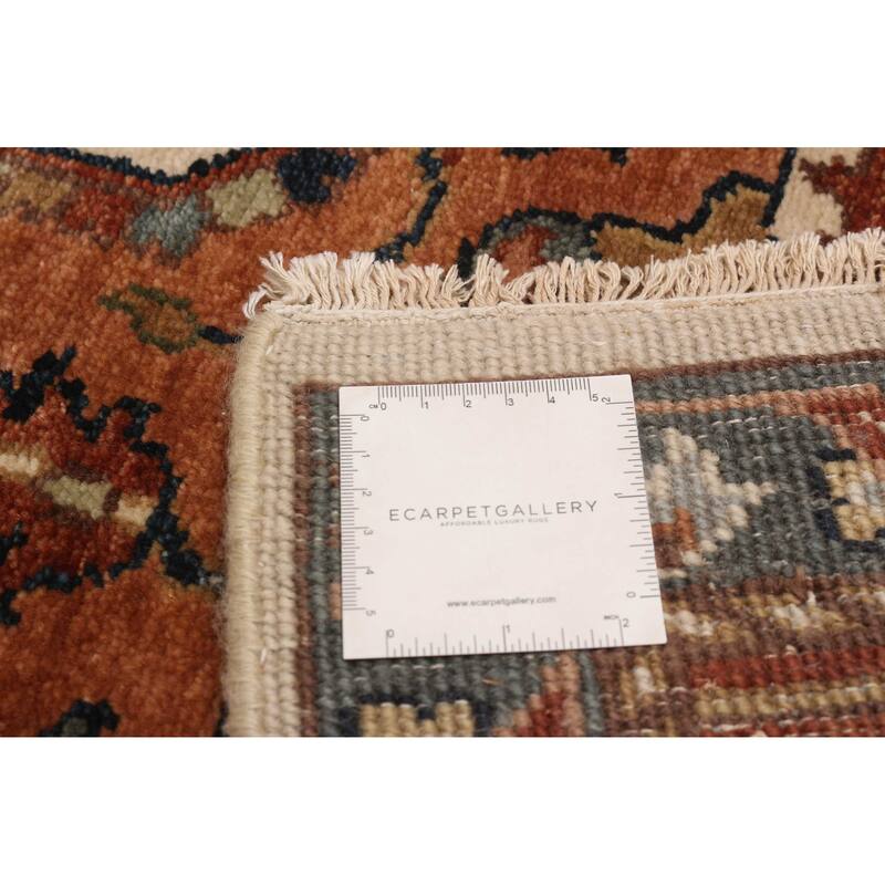 ECARPETGALLERY Hand-knotted Jules Sultane Ivory Wool Rug - 7'8 x 9'8
