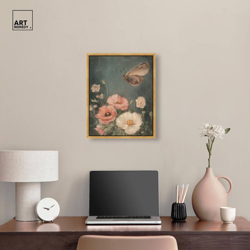 Shadowed Flutter II Canvas by Art Remedy