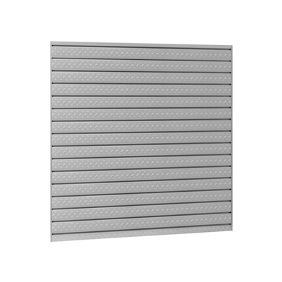 NewAge Products 16 sq ft. Diamond Plate Slatwall Kit