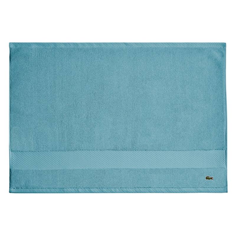 Lacoste Heritage Supima Cotton Bath Mat - Celestial