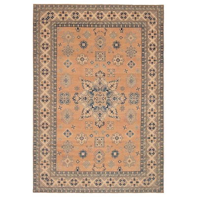 ECARPETGALLERY Hand-knotted Finest Ghazni Copper Wool Rug - 9'7 x 14'1
