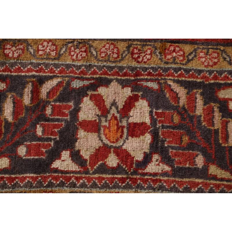 Lilian Persian Vintage Rug Handmade Wool Carpet - 7'3"x 10'3"