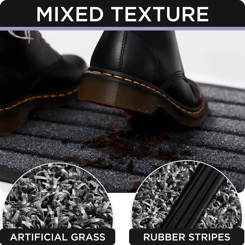 Extra Durable Door Mat - Dirt Trapping Outdoor Welcome Mats