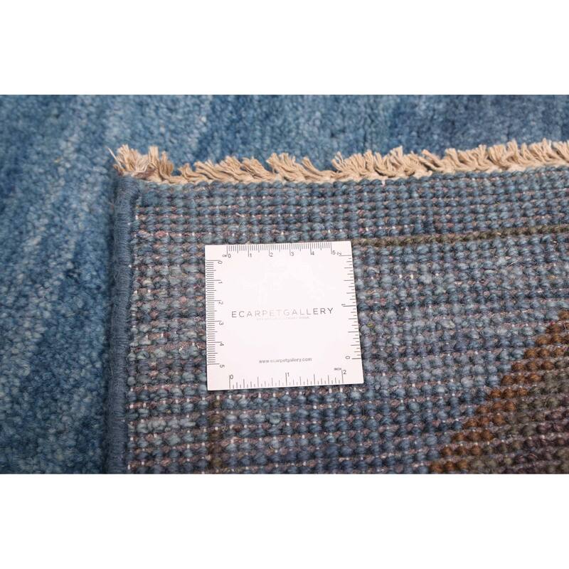 ECARPETGALLERY Hand-knotted Jules Serapi Dark Blue Wool Rug - 8'2 x 9'11