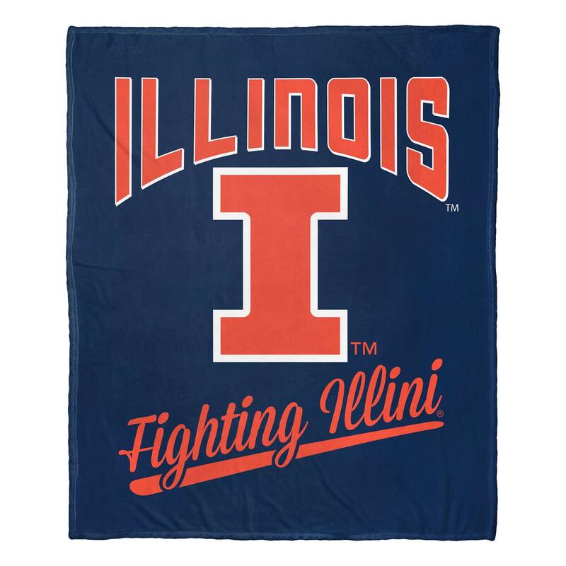 NCAA Big Ten Alumni Silk Touch Throw Blanket - 50" x 60" - Illinois
