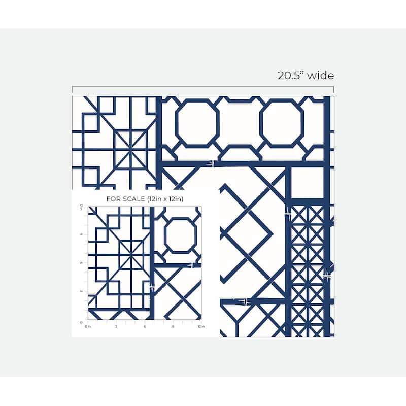 NextWall Garden Trellis Peel and Stick Wallpaper