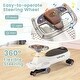 preview thumbnail 6 of 20, Babyjoy Wiggle Car with Hauling Rope Ride on Toy with Under-Seat - See Details