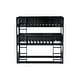 preview thumbnail 38 of 37, 3 IN 1 Twin over Twin & Twin Bunk Beds for 3, Detachable Triple Bunk Bed