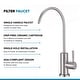 preview thumbnail 7 of 14, Vanityfair Single Handle Kitchen Water Filter Faucet, Lead-Free Drinking Water Faucet