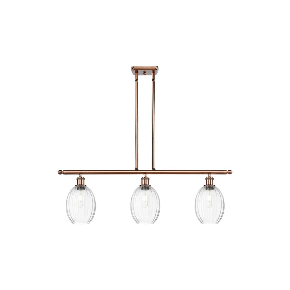 Innovations Lighting Endless Possibilities Ballston - Preston - 3 Light 36" Bulb Shade Stem Hung Island Light