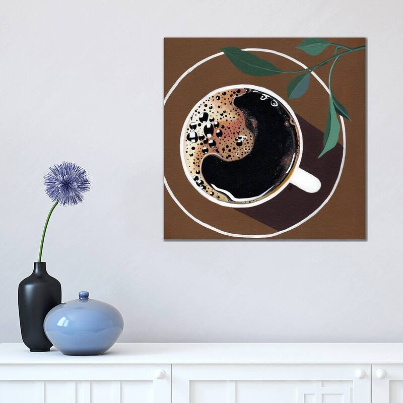 iCanvas "Coffee" by Bria Nicole Canvas Print - 18x18x1.5