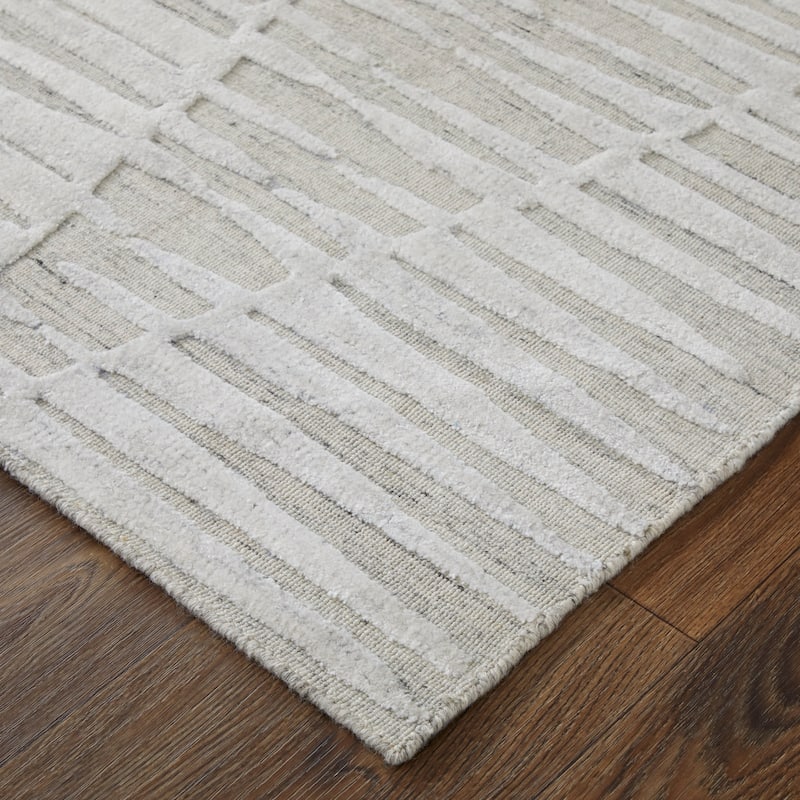 Grand Bazaar Huntley Hand Woven Geometric Modern Area Rug