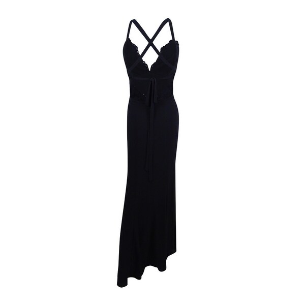 fame and partners cutout mermaid gown