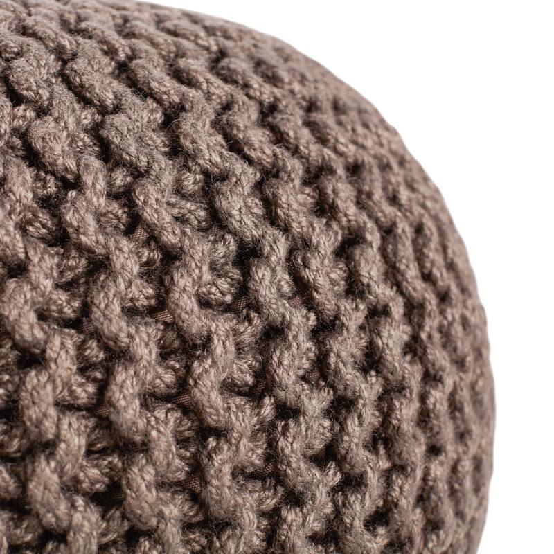 Asilah Indoor and Outdoor Round Pouf - 20"X20"X14"