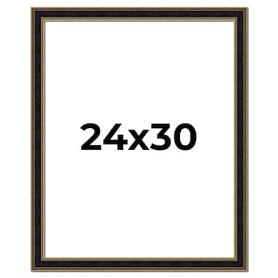 24x30 Frame Gold Antique Vintage Sold Wood Picture Frame | 1.75 Inch