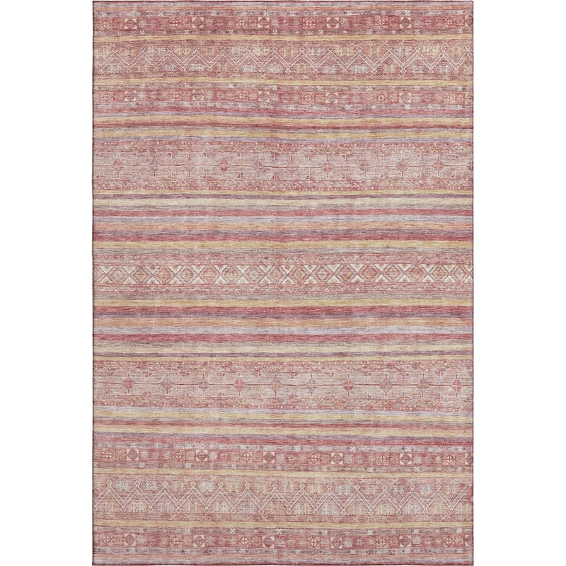 Premium Washable Super Soft Global Stripes Mayfield Rug