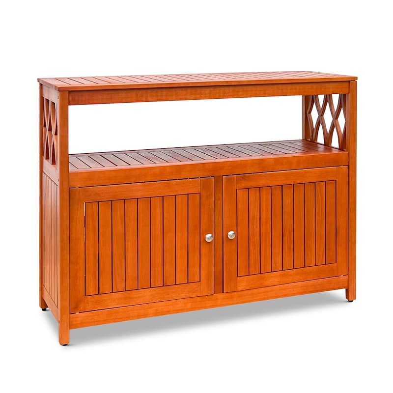 DTY Outdoor Living Longs Peak Eucalyptus Sideboard - Natural Oil